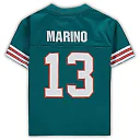 Zennovawear Dan Marino Miami Dolphins Infant 1984 Retired Legacy Jersey - Aqua