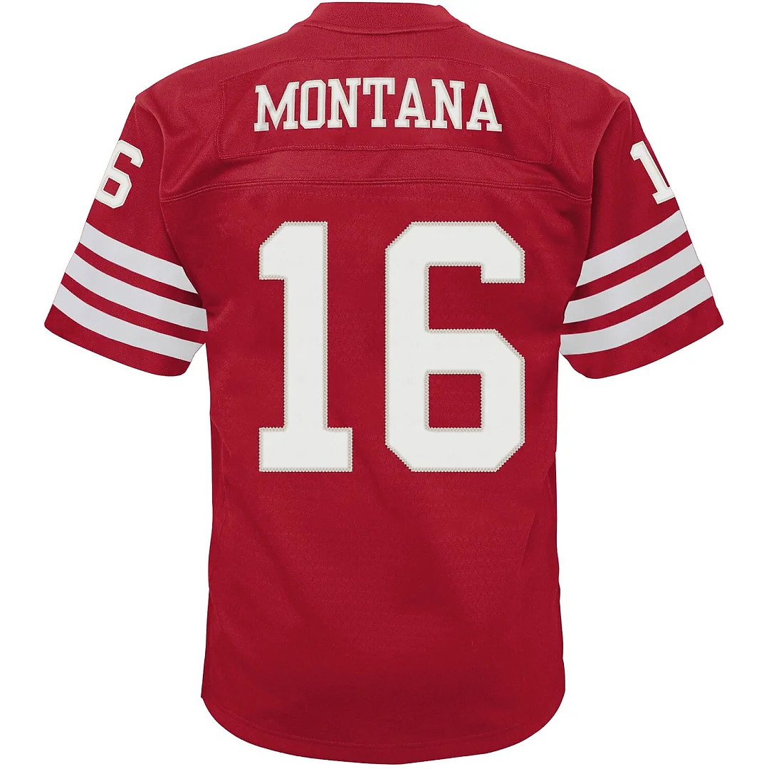 Zennovawear Joe Montana San Francisco 49ers Infant 1990 Retired Legacy Jersey - Scarlet