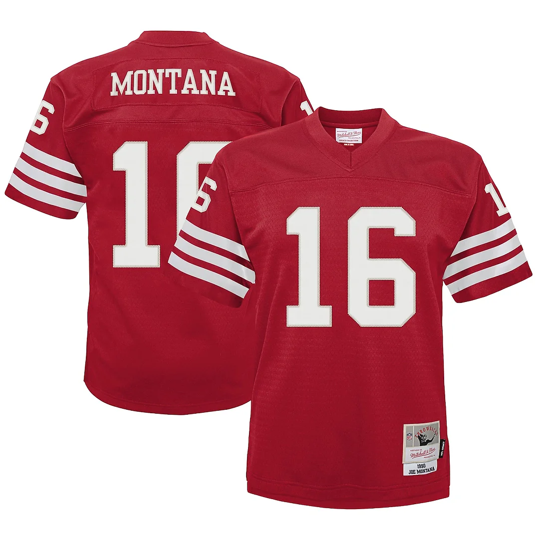 Zennovawear Joe Montana San Francisco 49ers Infant 1990 Retired Legacy Jersey - Scarlet