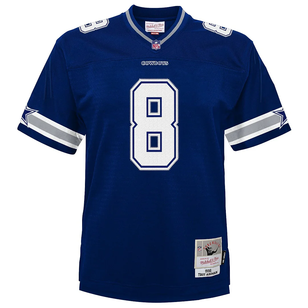 Zennovawear Troy Aikman Dallas Cowboys Infant 1996 Retired Legacy Jersey - Navy