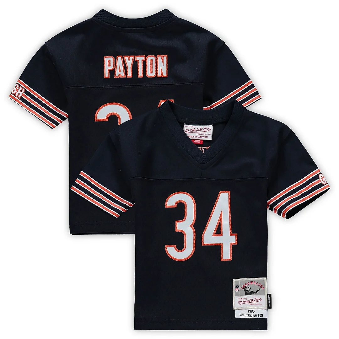 Zennovawear Walter Payton Chicago Bears Infant 1985 Retired Legacy Jersey - Navy