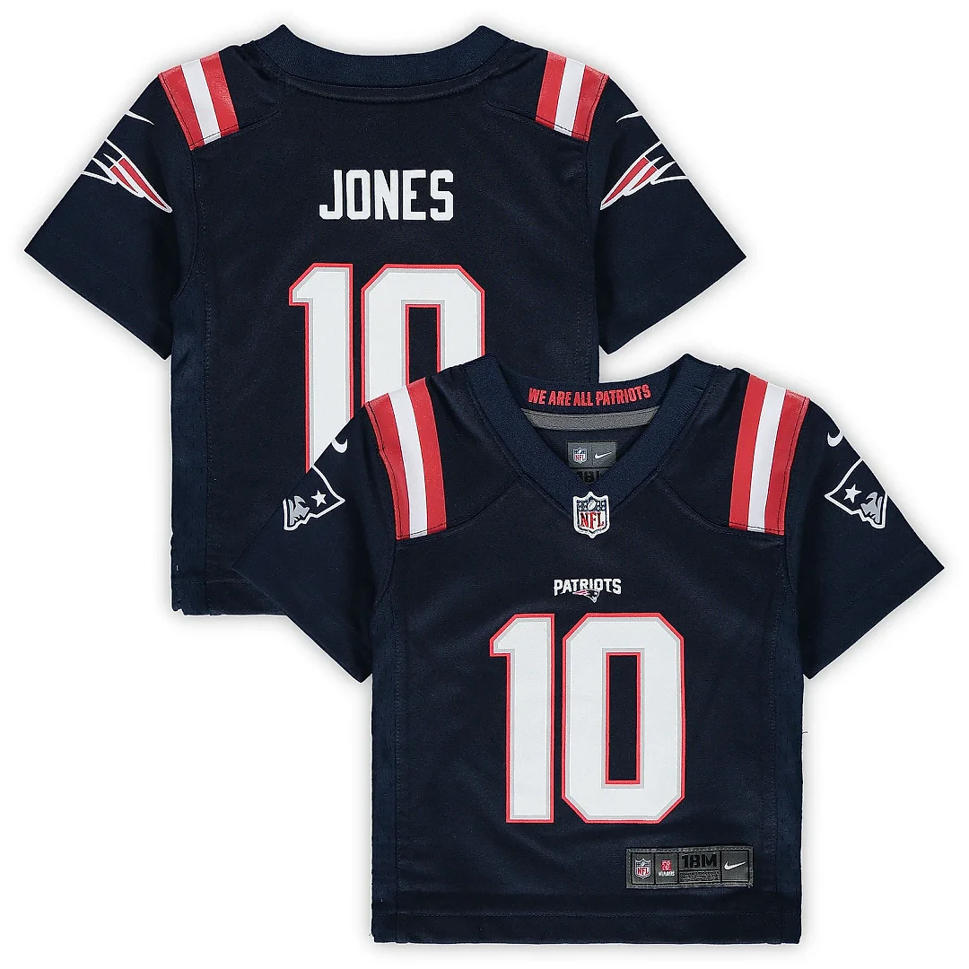Zennovawear Infant New England Patriots Mac Jones Navy Game Jersey