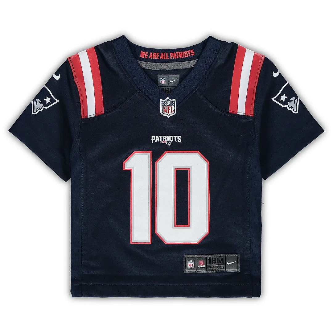 Zennovawear Infant New England Patriots Mac Jones Navy Game Jersey