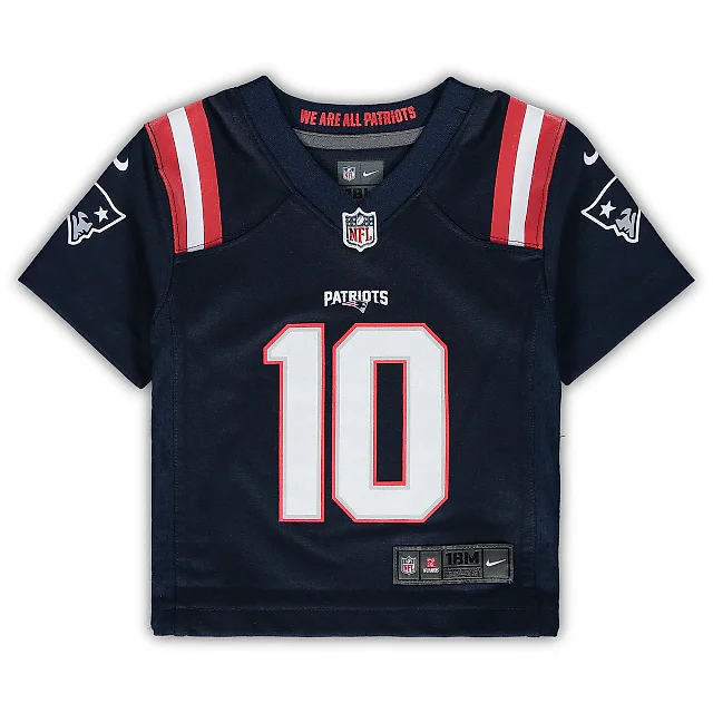 Zennovawear Infant New England Patriots Mac Jones Navy Game Jersey