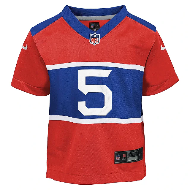 Zennovawear Infant New York Giants Kayvon Thibodeaux Century Red Alternate Player Game Jersey