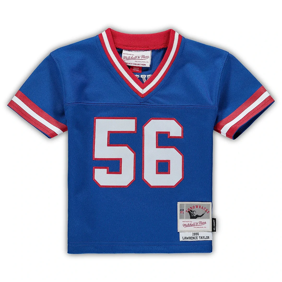 Zennovawear Infant New York Giants Lawrence Taylor Mitchell & Ness Royal 1986 Retired Legacy Jersey