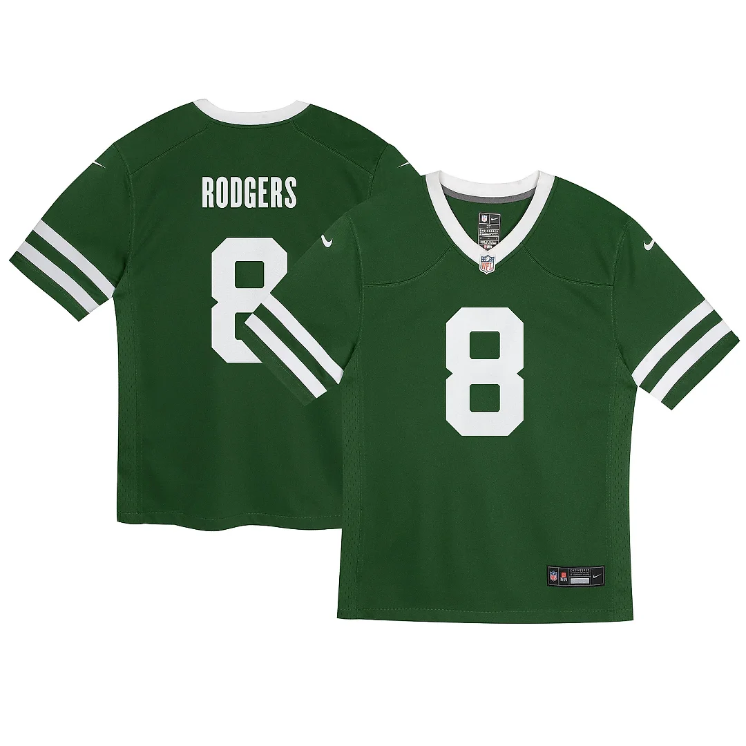 Zennovawear Infant New York Jets Aaron Rodgers Legacy Green Game Jersey