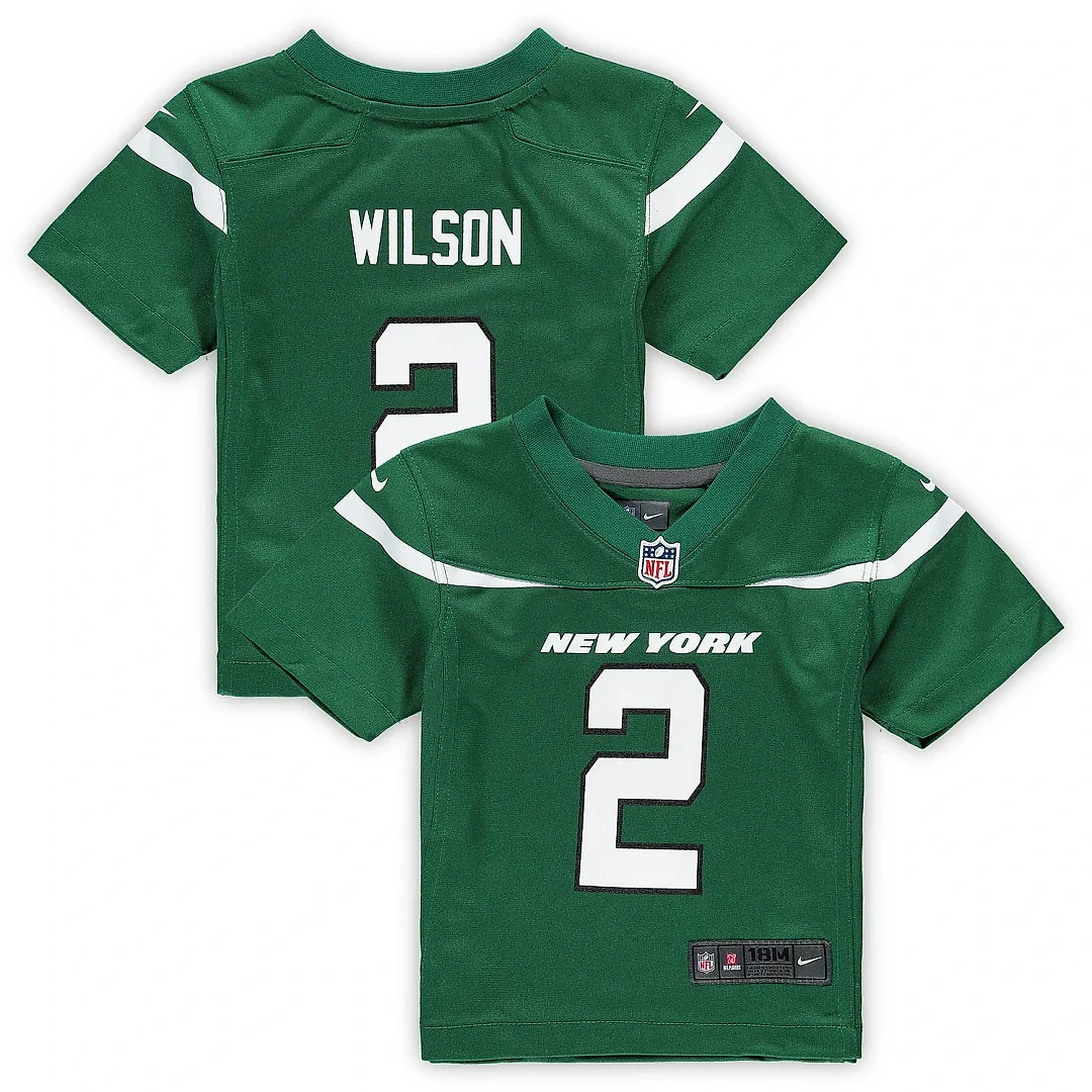 Zennovawear Infant New York Jets Zach Wilson Gotham Green Game Jersey