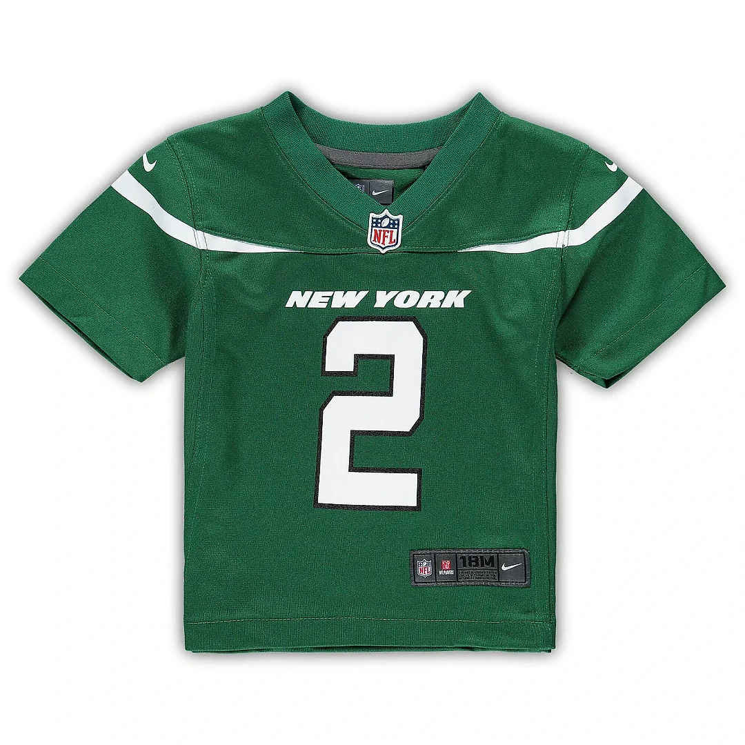 Zennovawear Infant New York Jets Zach Wilson Gotham Green Game Jersey