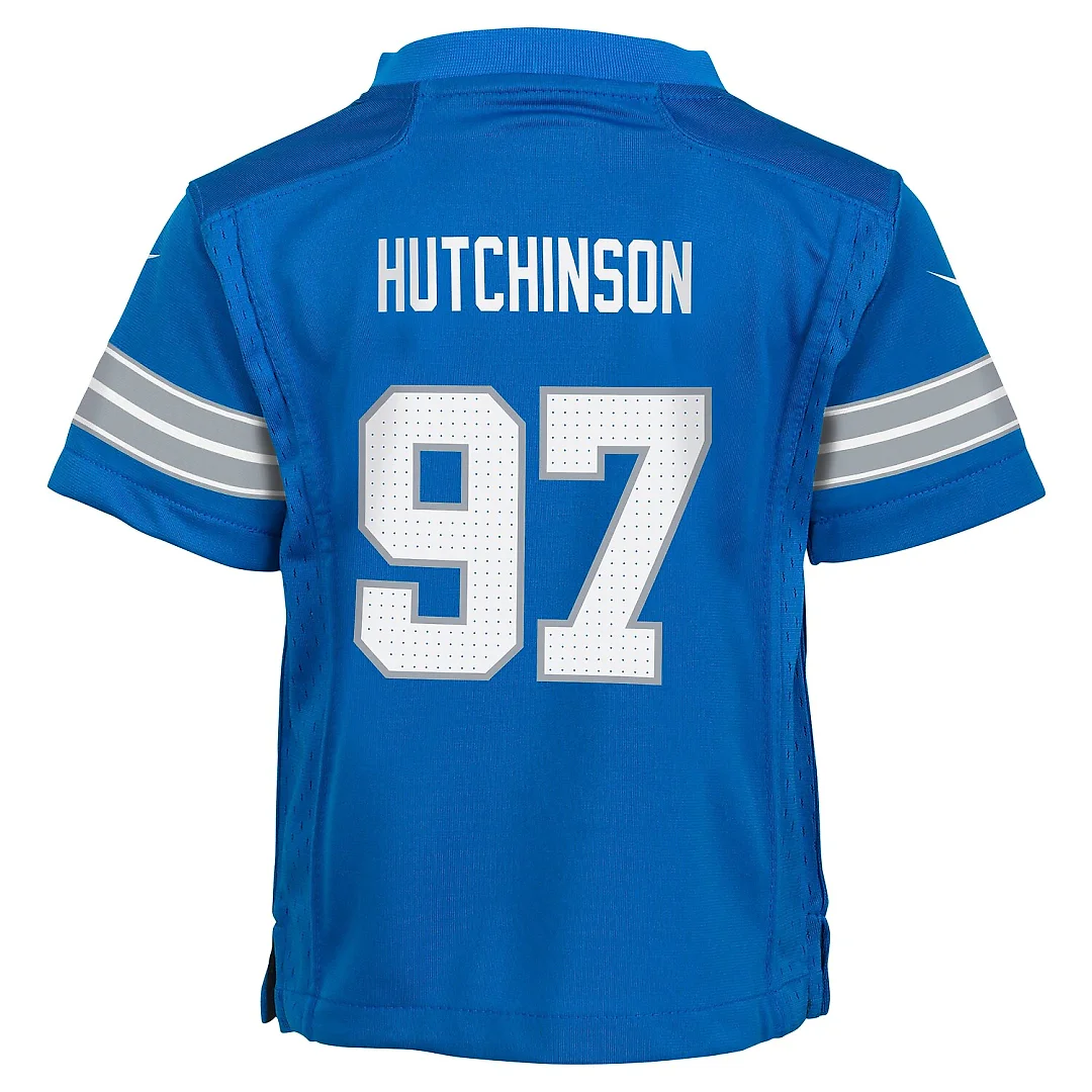 Zennovawear Aidan Hutchinson Detroit Lions Infant Team Player Game Jersey - Blue
