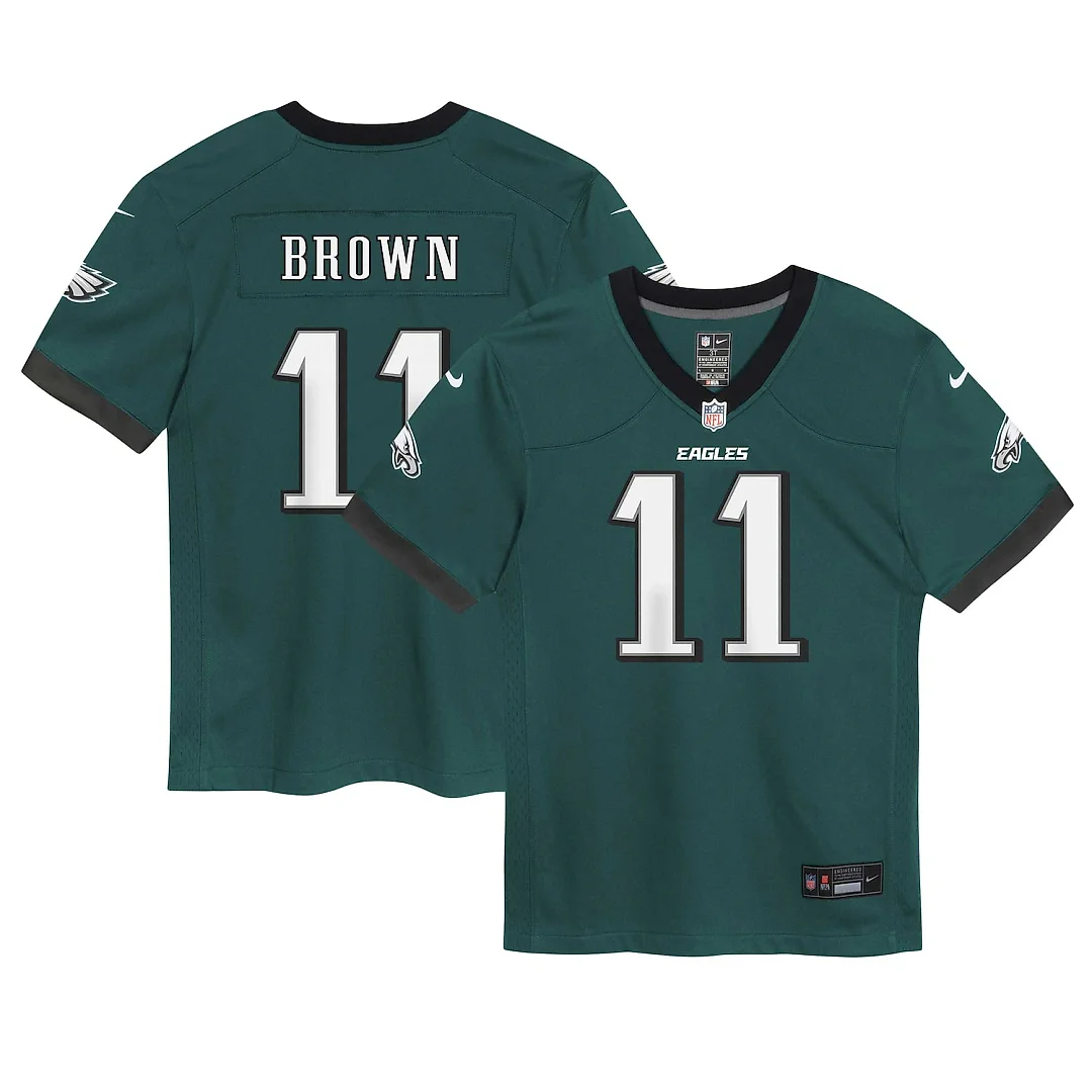 Zennovawear A.J. Brown Philadelphia Eagles Infant Team Player Game Jersey - Green