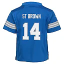 Zennovawear Amon-Ra St. Brown Detroit Lions Infant Team Player Game Jersey - Blue