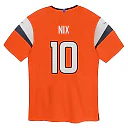 Zennovawear Bo Nix Denver Broncos Infant Team Player Game Jersey - Orange