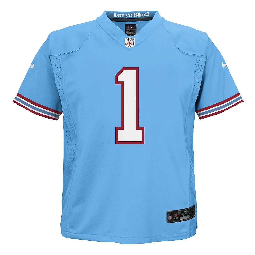 Zennovawear Cameron Ward Tennessee Titans Infant Alternate Player Game Jersey - Light Blue