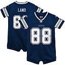 Zennovawear CeeDee Lamb Dallas Cowboys Infant Game Jersey Romper - Navy