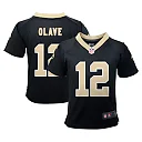 Zennovawear Chris Olave New Orleans Saints Infant Team Player Game Jersey - Black