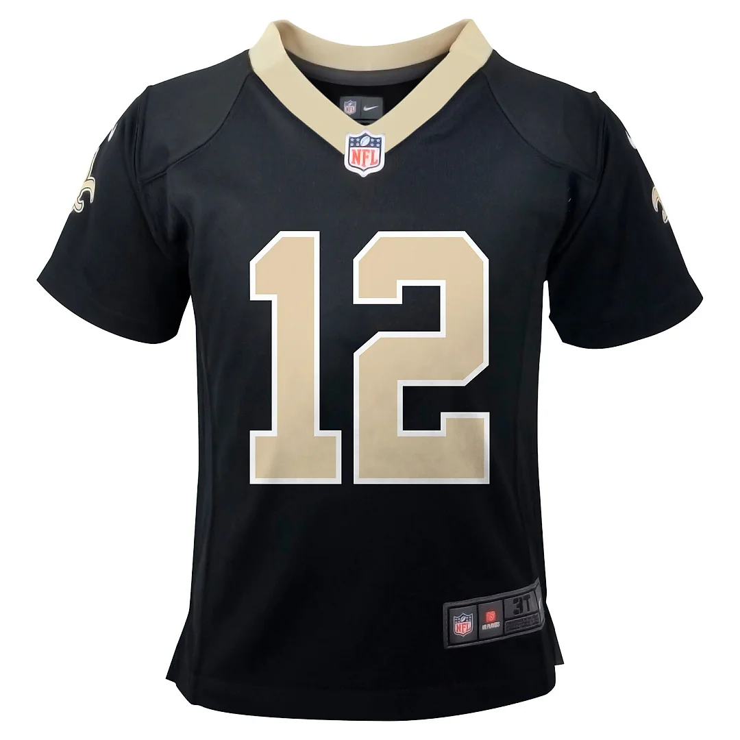 Zennovawear Chris Olave New Orleans Saints Infant Team Player Game Jersey - Black