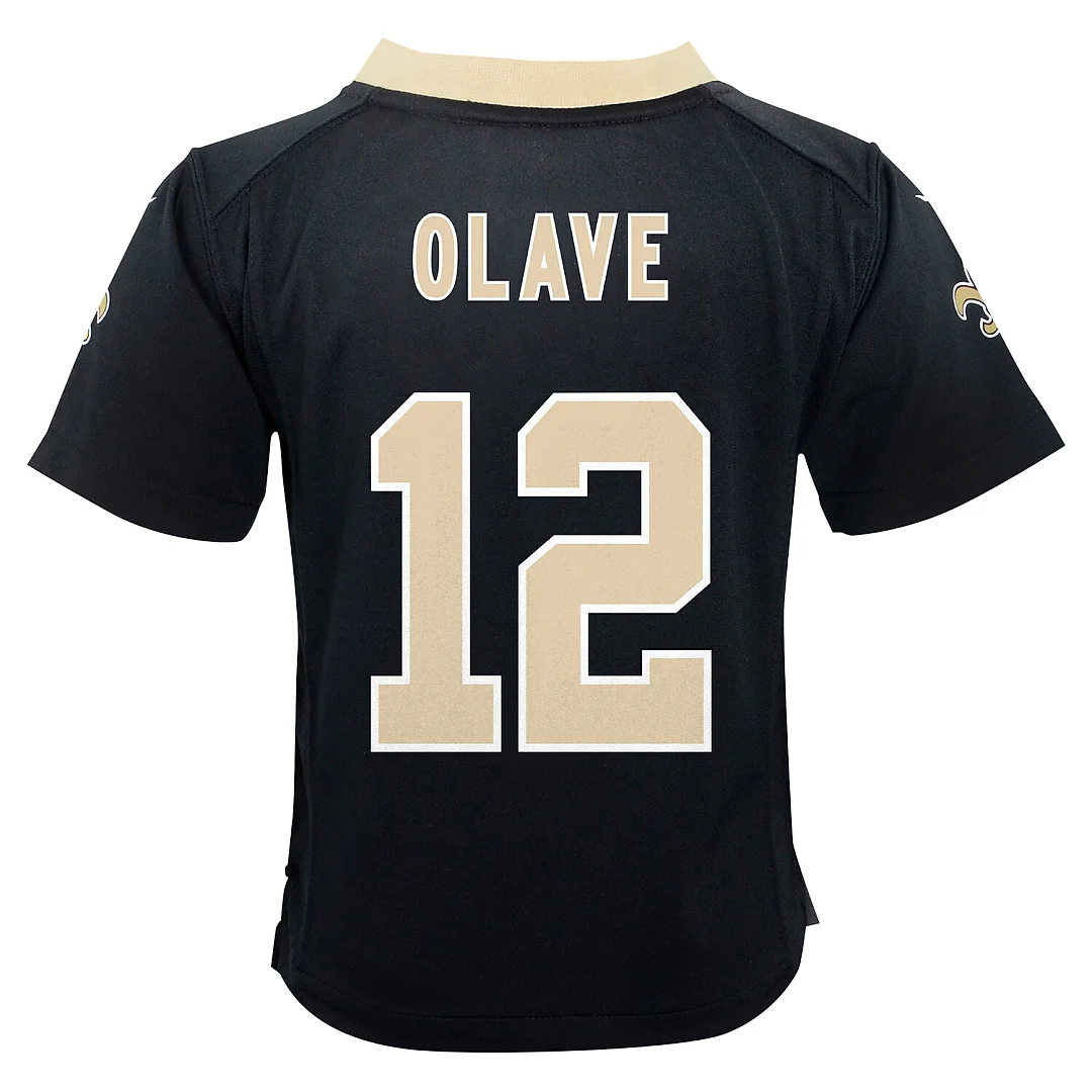 Zennovawear Chris Olave New Orleans Saints Infant Team Player Game Jersey - Black