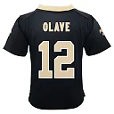 Zennovawear Chris Olave New Orleans Saints Infant Team Player Game Jersey - Black