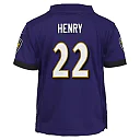 Zennovawear Derrick Henry Baltimore Ravens Infant Team Player Game Jersey - Purple