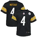 Zennovawear D.K. Metcalf Pittsburgh Steelers Infant Team Game Jersey - Black