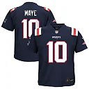 Zennovawear Drake Maye New England Patriots Infant Team Player Game Jersey - Navy