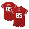 Zennovawear George Kittle San Francisco 49ers Infant Romper Game Jersey - Scarlet