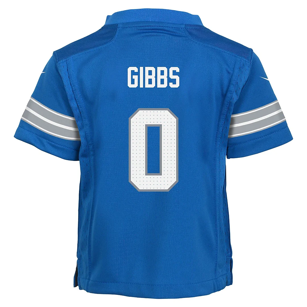 Zennovawear Jahmyr Gibbs Detroit Lions Infant Team Player Game Jersey - Blue