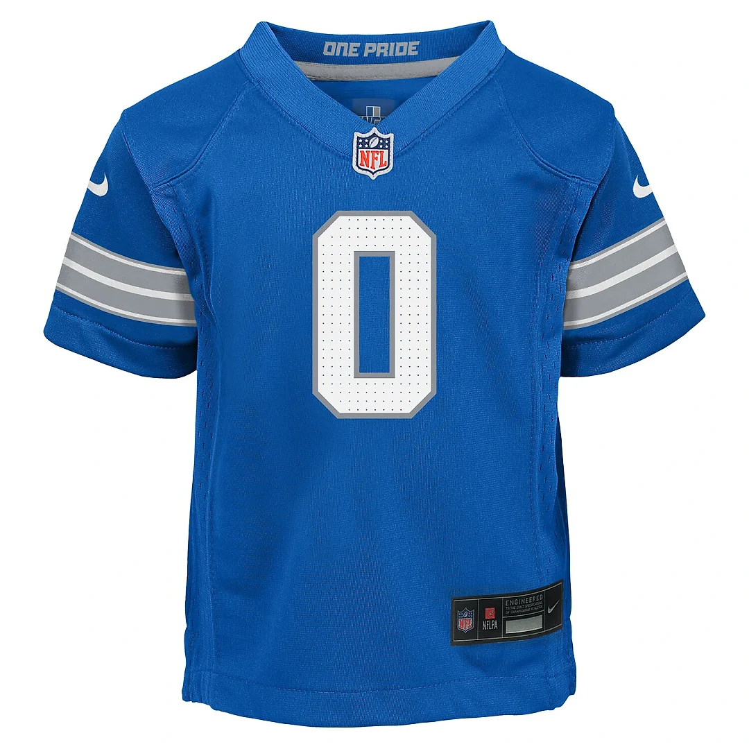 Zennovawear Jahmyr Gibbs Detroit Lions Infant Team Player Game Jersey - Blue