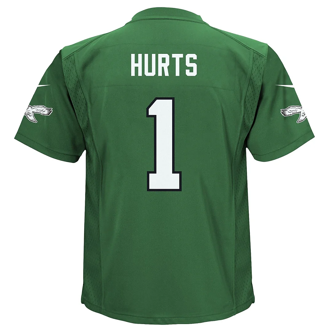Zennovawear Jalen Hurts Philadelphia Eagles Infant Alternate Player Game Jersey - Kelly Green