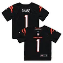 Zennovawear Ja'Marr Chase Cincinnati Bengals Infant Team Player Game Jersey - Black