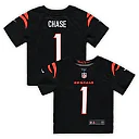 Zennovawear Ja'Marr Chase Cincinnati Bengals Infant Team Player Game Jersey - Black