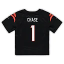 Zennovawear Ja'Marr Chase Cincinnati Bengals Infant Team Player Game Jersey - Black