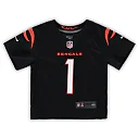 Zennovawear Ja'Marr Chase Cincinnati Bengals Infant Team Player Game Jersey - Black