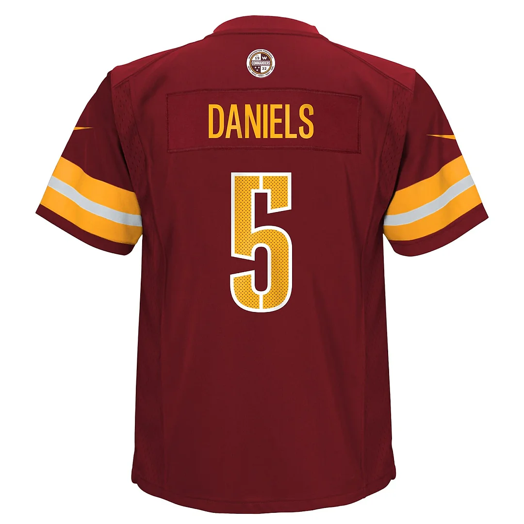 Zennovawear Jayden Daniels Washington Commanders Infant Team Player Game Jersey - Burgundy