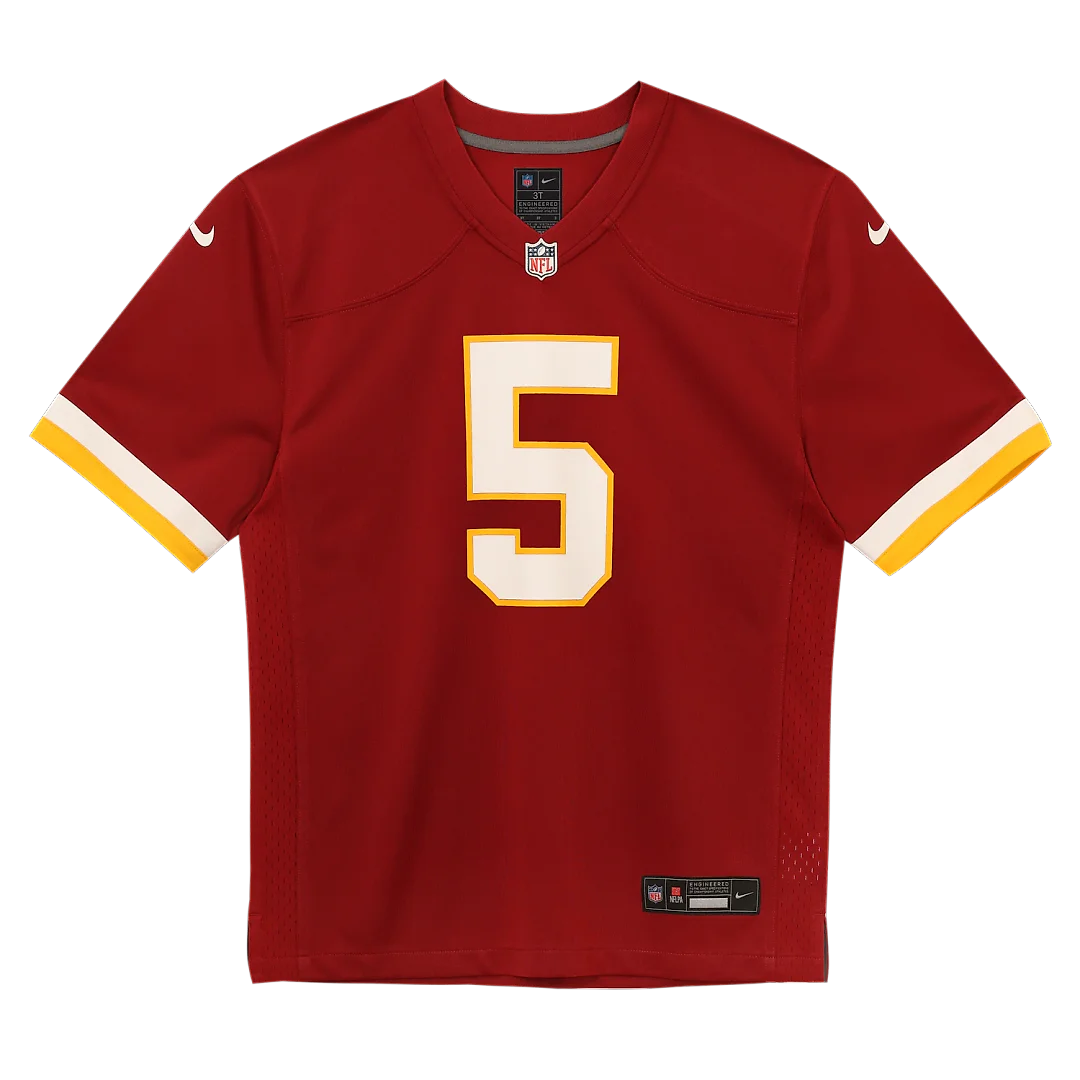Zennovawear Jayden Daniels Washington Commanders Infant Team Game Jersey - Burgundy