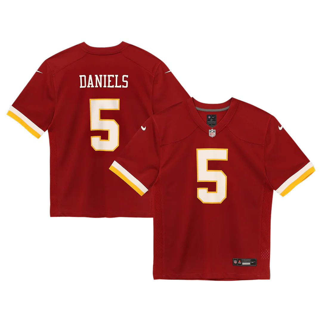 Zennovawear Jayden Daniels Washington Commanders Infant Team Game Jersey - Burgundy