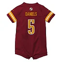 Zennovawear Jayden Daniels Washington Commanders Infant Romper Jersey - Burgundy