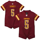 Zennovawear Jayden Daniels Washington Commanders Infant Romper Jersey - Burgundy