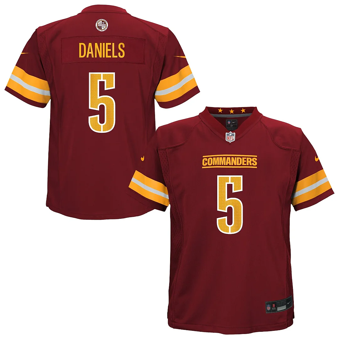 Zennovawear Jayden Daniels Washington Commanders Infant Team Player Game Jersey - Burgundy