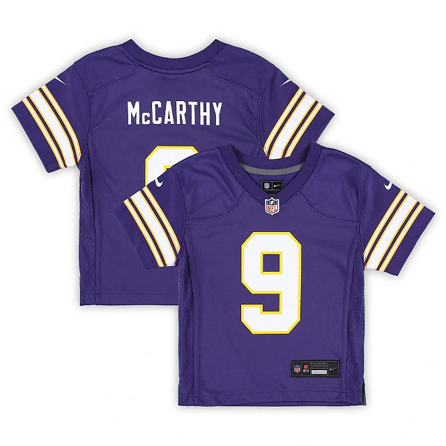 Zennovawear J.J. McCarthy Minnesota Vikings Infant Alternate Player Game Jersey - Purple
