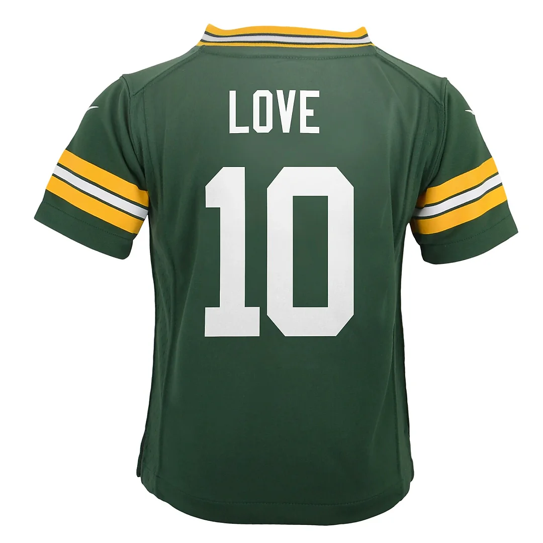 Zennovawear Jordan Love Green Bay Packers Infant Game Jersey - Green
