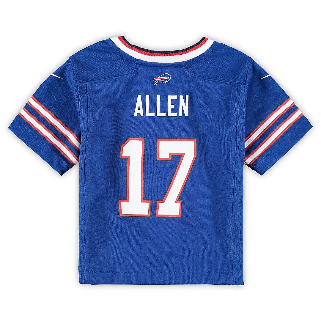 Zennovawear Josh Allen Buffalo Bills Infant Team Player Game Jersey - Royal
