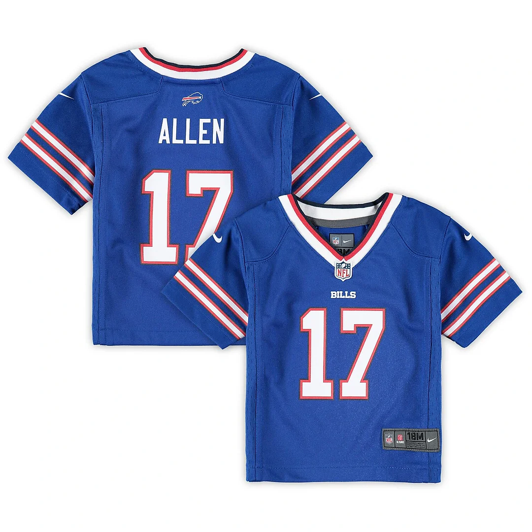 Zennovawear Josh Allen Buffalo Bills Infant Team Player Game Jersey - Royal