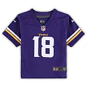 Zennovawear Justin Jefferson Minnesota Vikings Infant Team Player Game Jersey - Purple