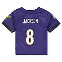 Zennovawear Lamar Jackson Baltimore Ravens Infant Team Player Game Jersey - Purple