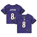 Zennovawear Lamar Jackson Baltimore Ravens Infant Team Player Game Jersey - Purple
