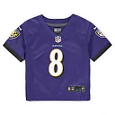 Zennovawear Lamar Jackson Baltimore Ravens Infant Team Player Game Jersey - Purple