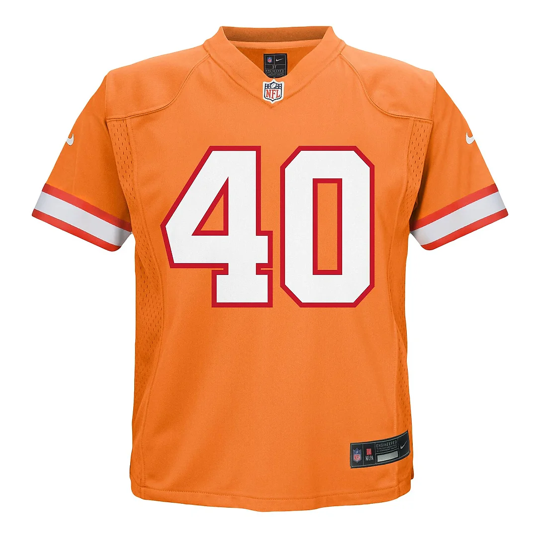Zennovawear Mike Alstott Tampa Bay Buccaneers Infant Alternate Player Game Jersey - Orange