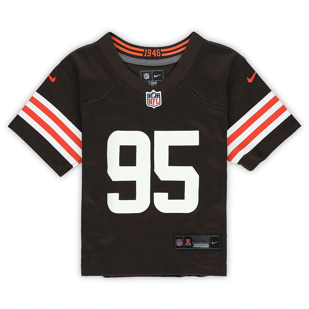 Zennovawear Myles Garrett Cleveland Browns Infant Team Player Game Jersey - Brown